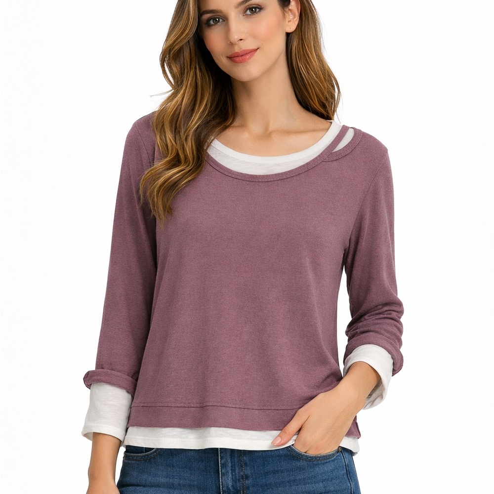 NWT Westbound Purple Long Sleeve Hoodie